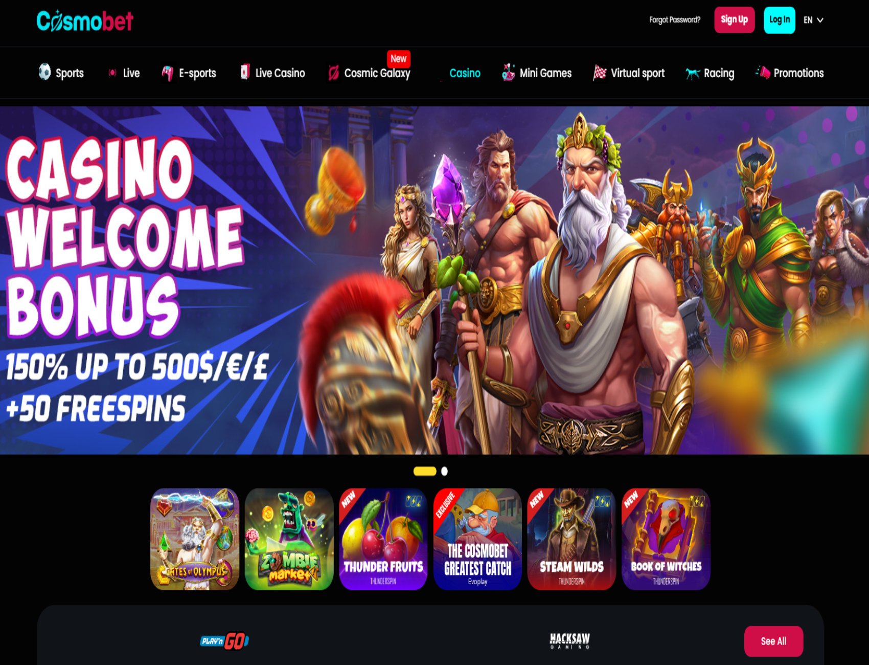 review of cosmobet casino